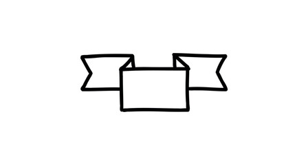 Doodle bullet journal labels. Hand drawn dairy elements. Vector illustration