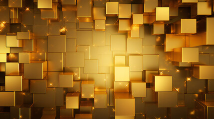 Gold Abstract Luxury background. Generative AI.