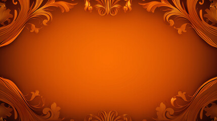 Orange Abstract Luxury background. Generative AI.