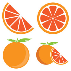 orange icon vector