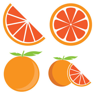 orange icon vector