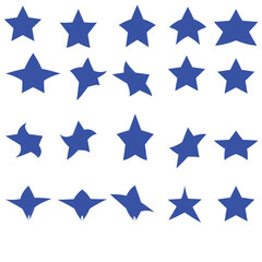 Star icon vector. Shining star. Abstract Falling Star. On white background.