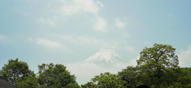 sky with Fuji mountain at Janpan