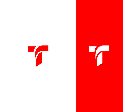 Letter T logo icon design template elements.