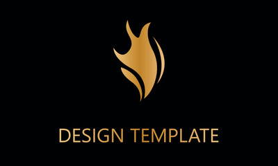 fire flame vector logo template