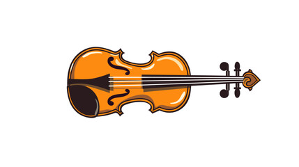 Elegant Harmony Unveiling the Melodic Beauty of the Violin Logo