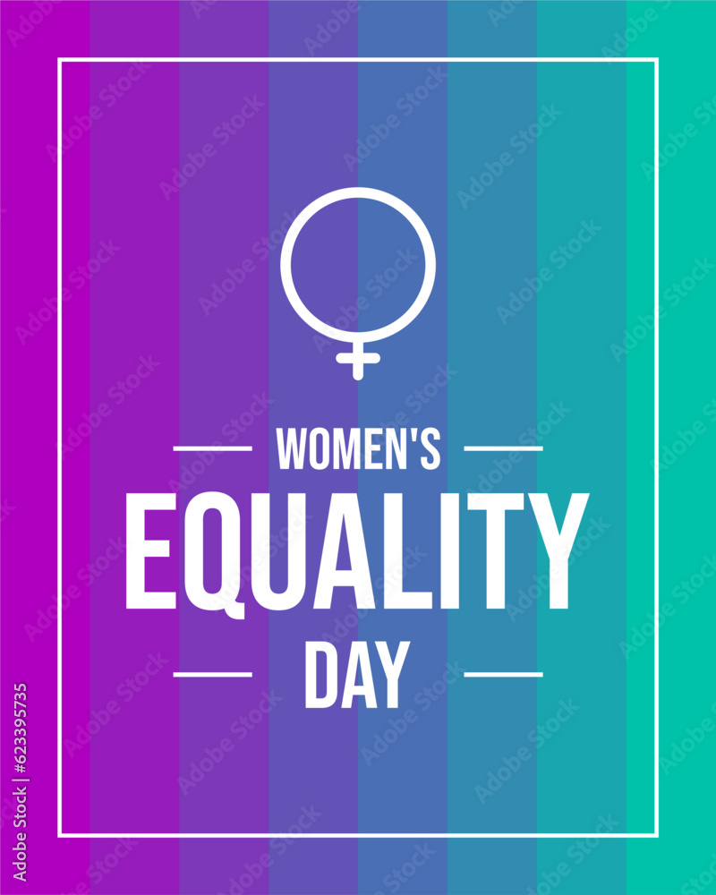 Wall mural Women's Equality Day, background template Holiday concept - Wall murals