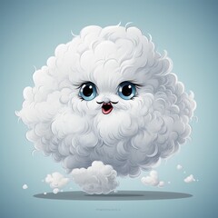 Obraz premium A fluffy cloud.