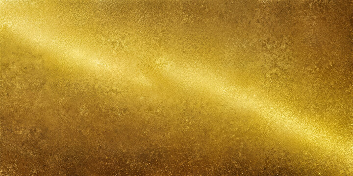 Gold foil texture background with highlights and uneven surface