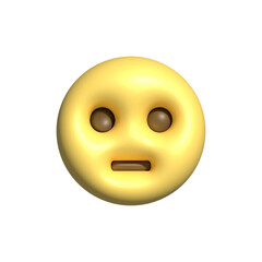 Fototapeta premium Yellow emoji love emoticons faces with facial expressions 3D stylized Emoji icons