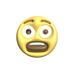 Yellow emoji  love emoticons faces with facial expressions 3D stylized Emoji icons