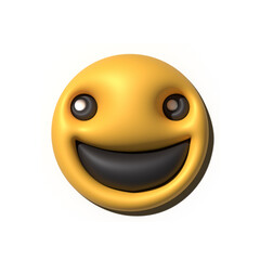 Yellow emoji  love emoticons faces with facial expressions 3D stylized Emoji icons