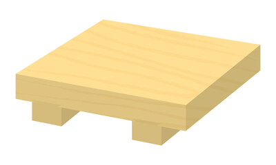 寿司下駄のイラスト