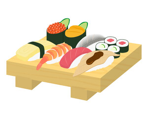 寿司のイラスト
