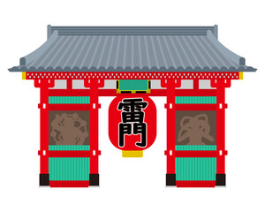 雷門のイラスト