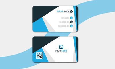 Modern business card design template for your business.