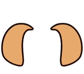 かわいい犬耳素材