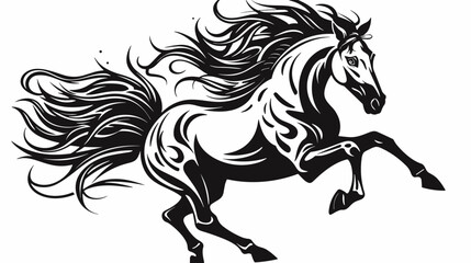 Obraz na płótnie Canvas Majestic Equine Elegance Stunning Glass of Horse Banner Embracing the Spirit of Graceful Beauty
