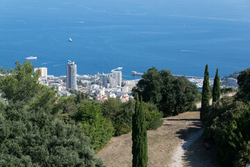 Village médiéval de la Turbie dans les Alpes-Maritimes, au dessus de Monaco