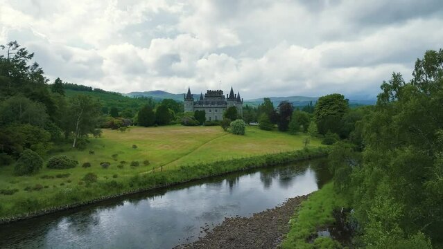 Inveraray Castle, Clan Campbell, Loch Fyne, Argyll, Scotland, UK