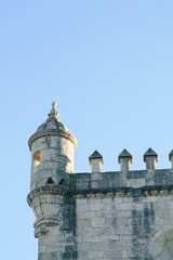 Fototapeta na wymiar Iconic Torre de Belem standing tall in Lisbon's historic charm