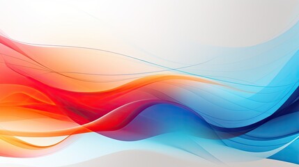 Modern design concept with a colorful abstract background, generative ai