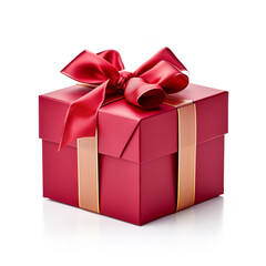 Obraz premium red gift box