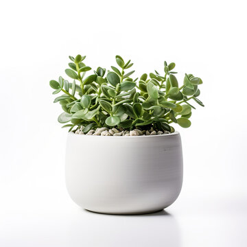 fresh herbs in a pot