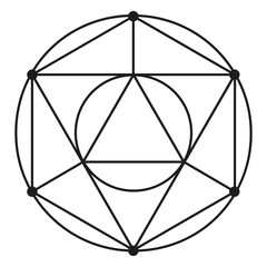 sacred geometry icon