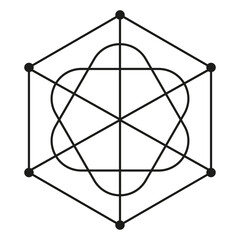 sacred geometry icon