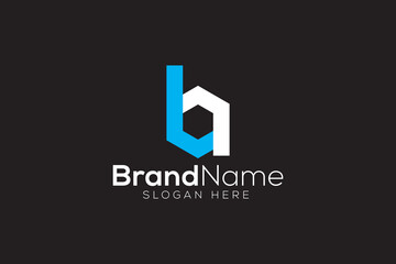 Minimal and Trendy Letter B A Logo Design vector Template