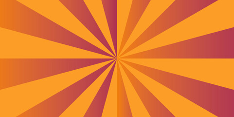 Abstract background with rays. Sun ray vector background radial sunrise or sunset light retro design. Abstract summer sunny. Vintage beam sunburst texture.