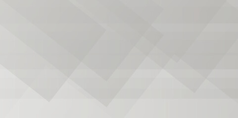 Abstract background with squares. Abstract minimal geometric white and gray light background design. white transparent material in triangle diamond and squares shapes in random geometric pattern.
