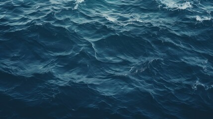 Obraz premium Dark ocean waves. Generative AI