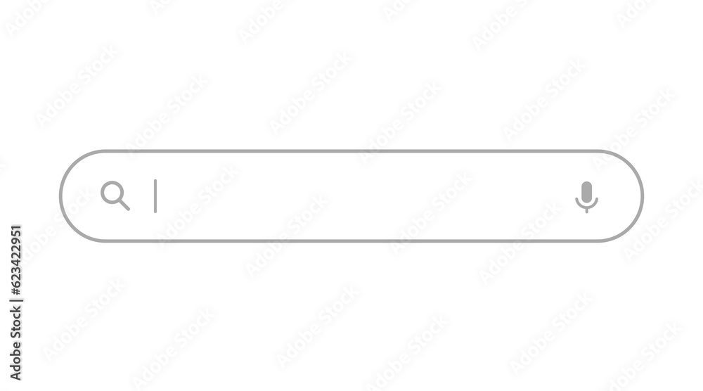 Poster Search Bar with suggestions for UI UX design and web site. Search Address and navigation bar icon. Collection of search form templates for websites. Search engine web browser window template.