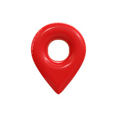 3D Realistic Location map pin gps pointer markers 3d rendering
