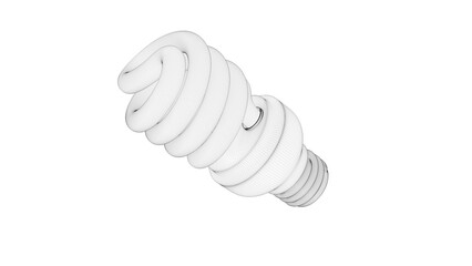 Light Bulb_Perspective View04_Wireframe
( 3D Rendering , 3D Illustration )