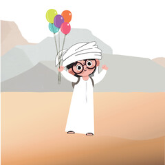Arab kids playing games