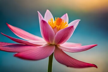 Fototapeta premium pink water lily