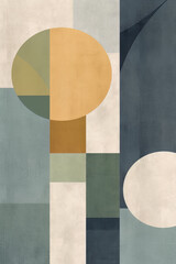 Abstract Geometric Art Backgrounds as Graphic Design Element or Wall Art 