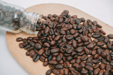 BACKGROUND OF SELECTED COFFEE BEANS