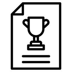 football trophy line