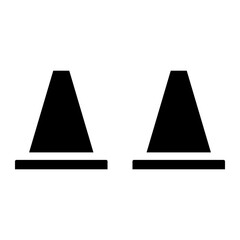 traffic cone glyph 