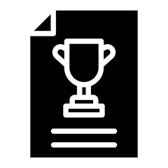 football trophy glyph 