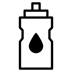 Obraz premium water bottle dualtone