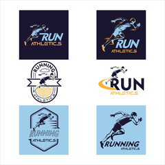 
sprint athlete logo design