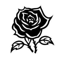 rose flower vector illustration