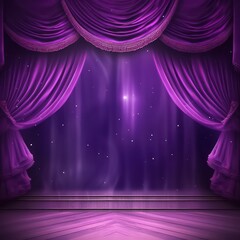 Purple stage background