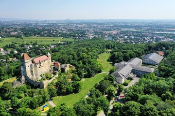 Fototapeta na wymiar Standing above Vienna - Castle Liechtenstein! Austria