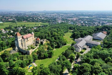 Fototapeta na wymiar Standing above Vienna - Castle Liechtenstein! Austria